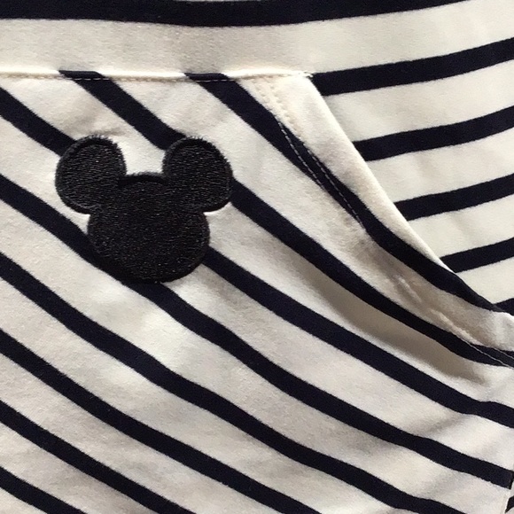 Junk Food “Hello Sunshine” Disney Swim Tunic Hoodie, Black/Eggshell, Size XS - Picture 7 of 10